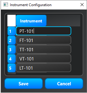 Phase Instruments Configuration